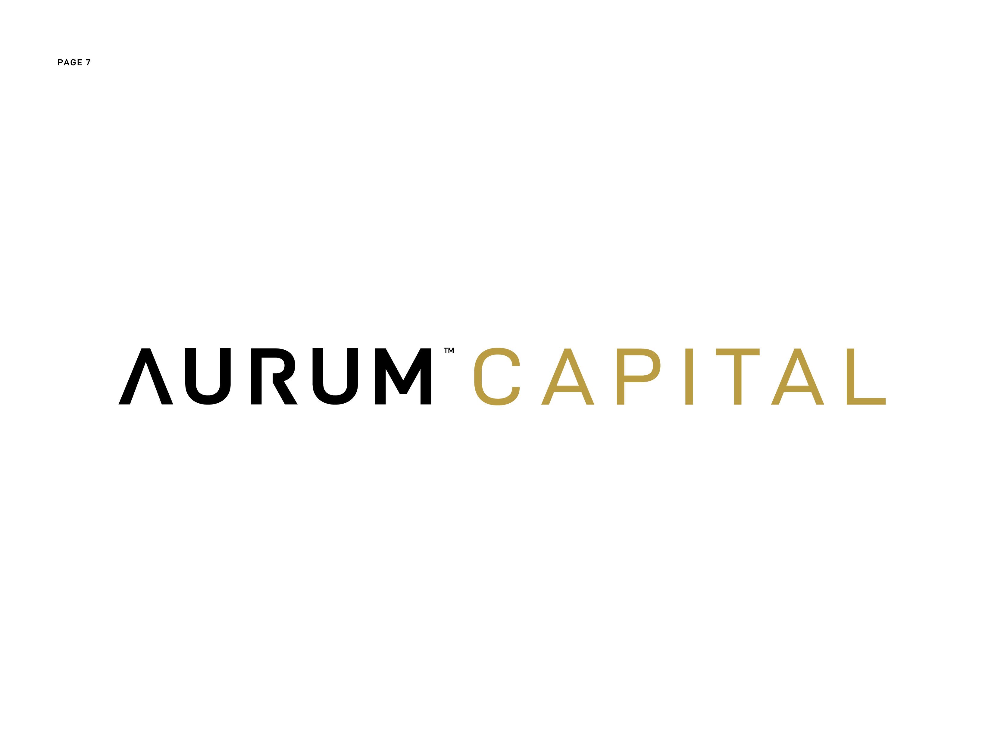 Aurum presentation slide